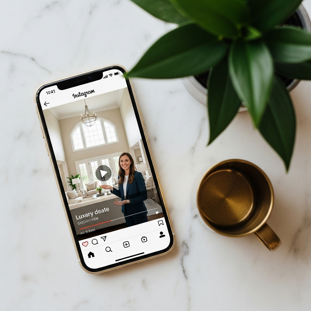 Sample reel on phone
